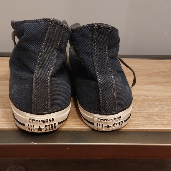 CTAS Blue Denim High Top Converse size 10.5 Womens /8.5 Mens - Picture 2 of 4